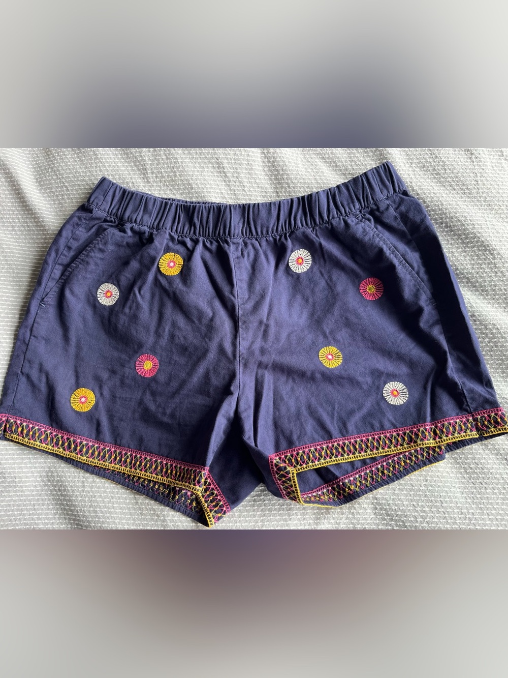 Madewell Embroidered Pull On Shorts